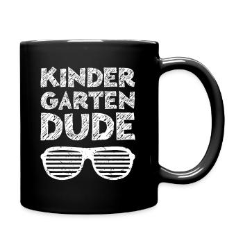 Kids Kindergarten Dude - Full Colour Mug - black - Right