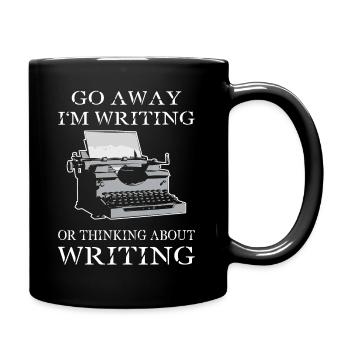 Écrivain Auteur d’humour - Mug uni - noir - Droite