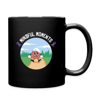 Sensibilisation à la maladie d’Alzheimer Santé mentale du cerveau - Mug uni - noir - Droite
