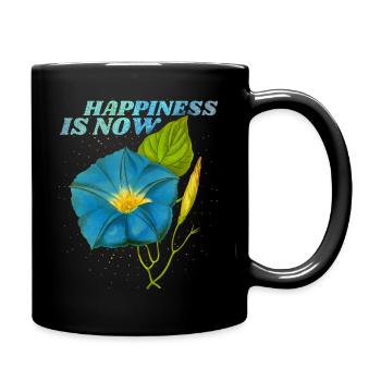 Motivation saying vintage morning glory - Full Colour Mug - black - Right