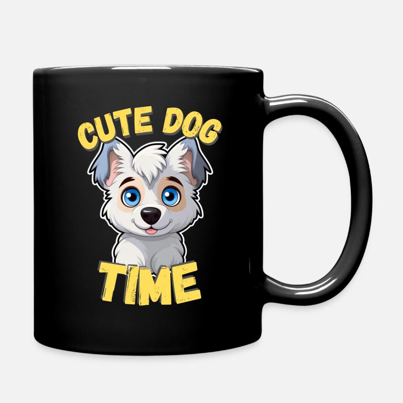 Chien mignon - Mug uni - noir