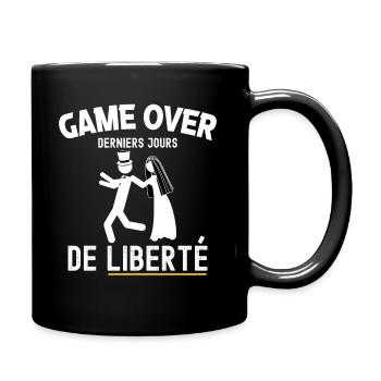 Futur Marié Humour Cadeau Enterrement Vie Garçon - Mug uni - noir - Droite