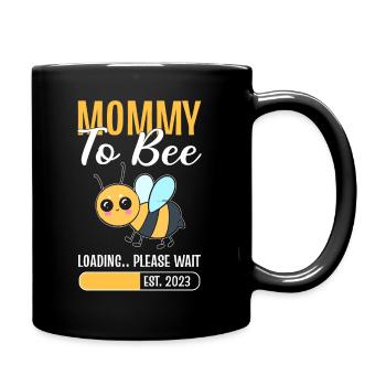 Maman au chargement des abeilles Veuillez attendre Apiculteur - Mug uni - noir - Droite
