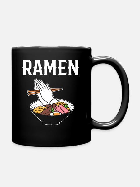 Ramen Food Vlogger - Tasse einfarbig - Schwarz