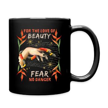 Serpent venimeux serpent vintage dark-academia dicton - Mug uni - noir - Droite