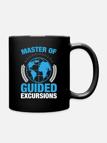 Meister geführter Ausflüge Abenteuer Experte - Tasse einfarbig - Schwarz
