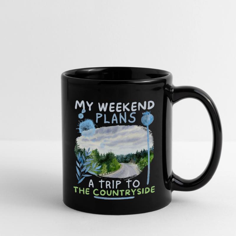 Weekend Car Excursion, Camping, Shore Excursion Full Colour Mug