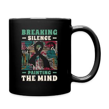 Mois de la sensibilisation artistique pour - Mug uni - noir - Droite