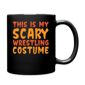 Ceci est mon costume de lutte effrayant - Mug uni - noir - Droite