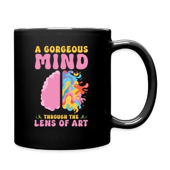 Mois de la sensibilisation artistique pour - Mug uni - noir - Droite