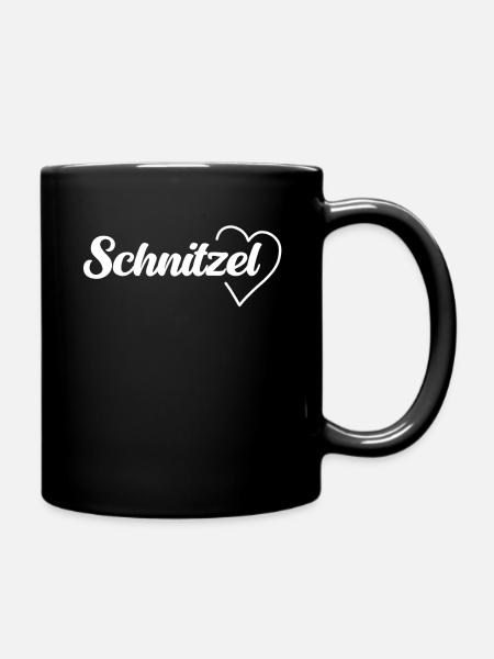 Wiener Schnitzel Plätzli Österreich Essen - Tasse einfarbig - Schwarz