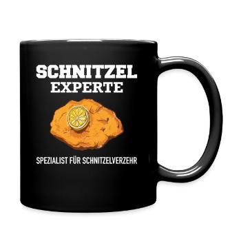 Wiener Schnitzel Plätzli Österreich Essen - Tasse einfarbig - Schwarz - Rechts