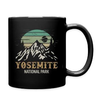 Yosemite Nationalpark Merchandise Rocky Mt. - Tasse einfarbig - Schwarz - Rechts