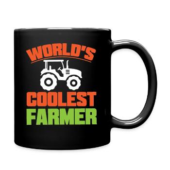 L’agriculteur le plus cool du monde - Mug uni - noir - Droite
