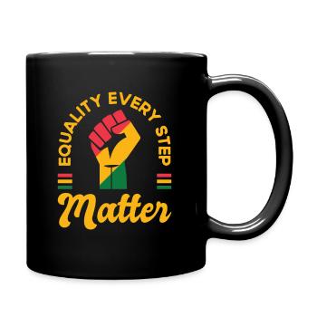 Black History Juneteenth Solidarity Black History - Full Colour Mug - black - Right