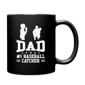 Sport Dad Vatertag Sport Team Fan Hobby - Tasse einfarbig - Schwarz - Rechts