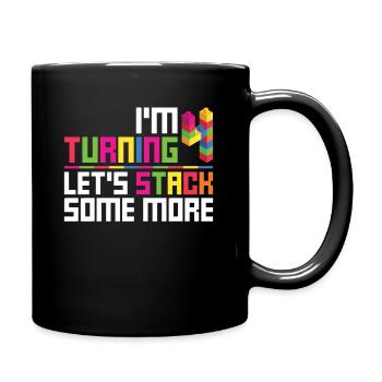 Blockbau 4 Jahre Junge Design Für Kinder - Mug uni - noir - Droite