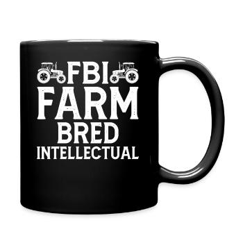 Intellectuels élevés à la ferme par le FBI - Mug uni - noir - Droite