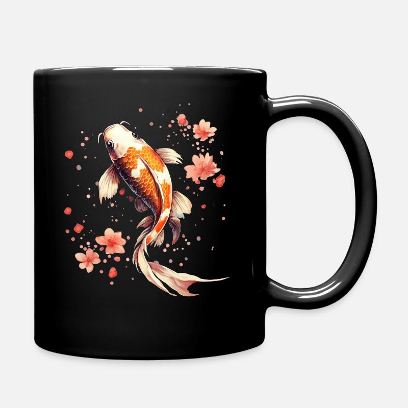 Koi fish carpe japonaise Pond fish koi - Mug uni - noir