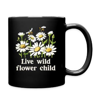 Marguerites Daisy Summer Daisies Flower Garden - Full Colour Mug - black - Right