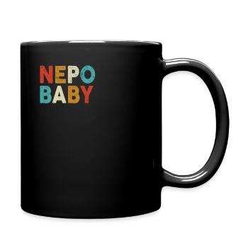 Vetternwirtschaft Nepo Baby - Tasse einfarbig - Schwarz - Rechts