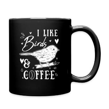 Bird Watching Bird Watcher Bird Lover Bird Nerd - Full Colour Mug - black - Right