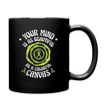 Mois de la sensibilisation artistique pour - Mug uni - noir - Droite