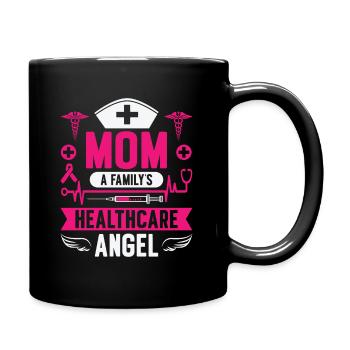Infirmière Fête des mères Maman Infirmière - Mug uni - noir - Droite