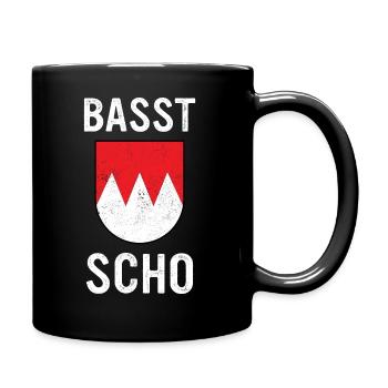 Franken Bayern Nürnberg Frankenland Fränkisch - Tasse einfarbig - Schwarz - Rechts