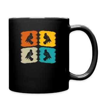 Fauconnerie Oiseau Faucon Chasse Fauconnier - Mug uni - noir - Droite