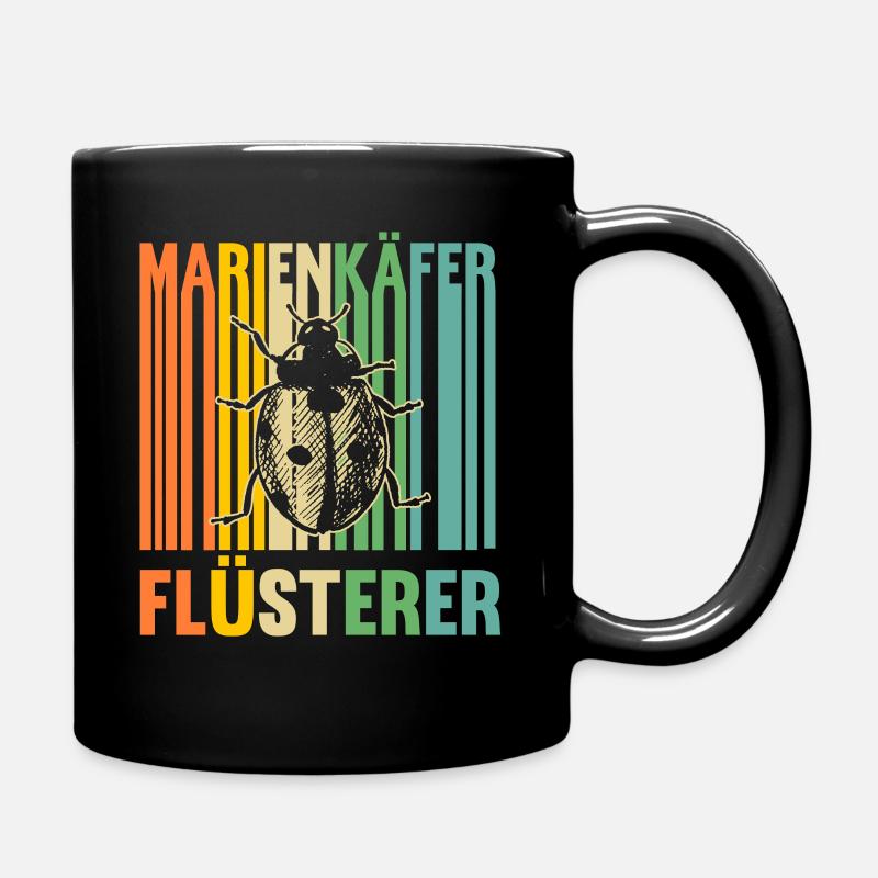 Marienkäfer - Tasse einfarbig - Schwarz