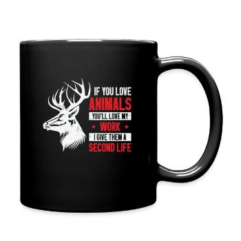 Taxidermiste Remplissage d’assemblage de taxidermie - Mug uni - noir - Droite