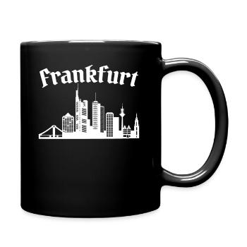 Frankfurt Hessen Deutschland Frankfurter - Tasse einfarbig - Schwarz - Rechts