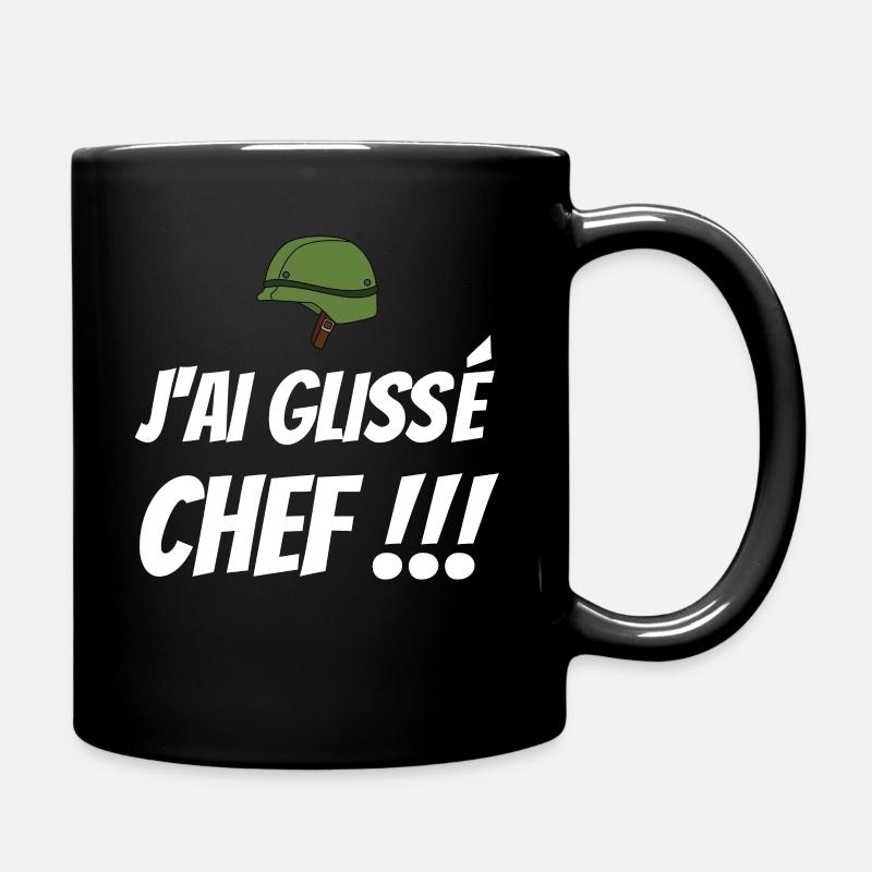 J'ai glissé chef Répliques films cultes français - Mug uni - noir