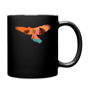 Fauconnerie Oiseau Faucon Chasse Fauconnier - Mug uni - noir - Droite