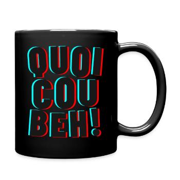 Humour Apayinye Quoicoubeh t'as les cramptés ? - Mug uni - noir - Droite