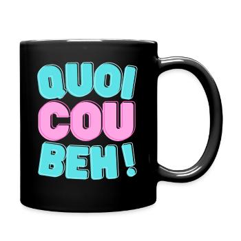 Humour Apayinye Quoicoubeh t'as les cramptés ? - Mug uni - noir - Droite