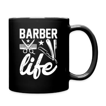 Get Faded Barber Saying Hairdresser - Full Colour Mug - black - Right