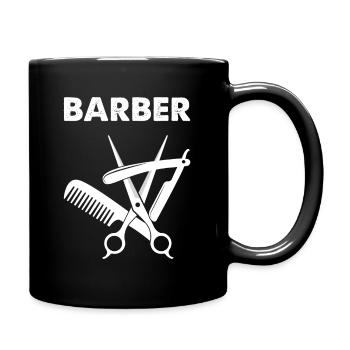 Barbier Barbier Coiffeur Coiffeur Coiffeur Coupe de cheveux - Mug uni - noir - Droite