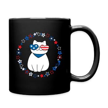4 juillet journée indépendante de l’Amérique - Mug uni - noir - Droite