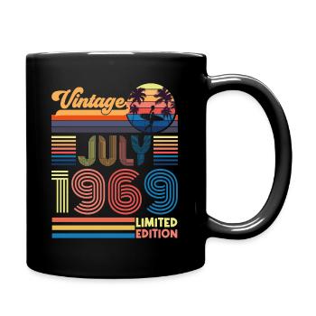 Birthday July 1969. Gift July 1969. - Full Colour Mug - black - Right