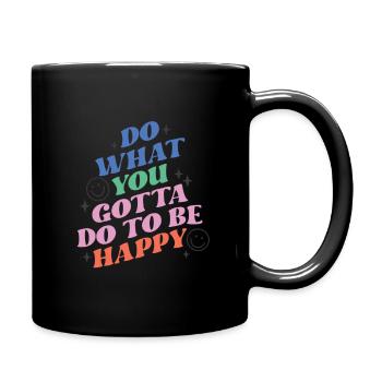 Citations de motivation inspirantes Dictons - Mug uni - noir - Droite