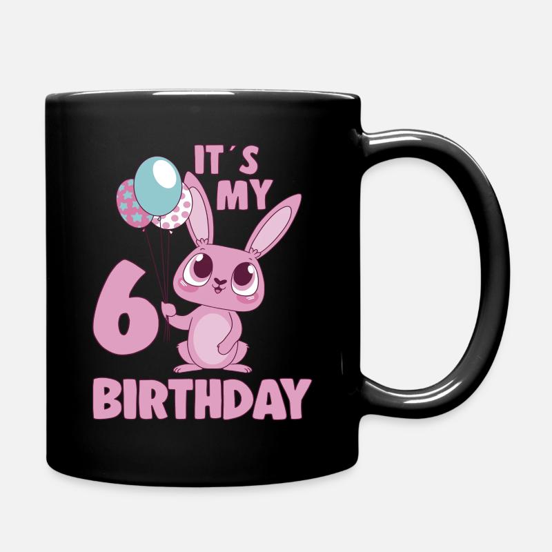 C’est mon idée cadeau de fille Bday 6 ans d’anniversaire 6 ans - Mug uni - noir