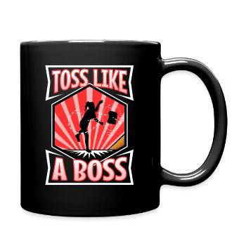 Lancer comme un trou de maïs - Mug uni - noir - Droite