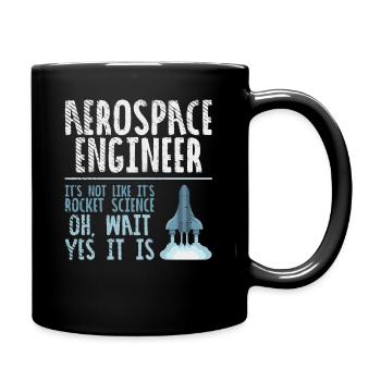 Ingénieur aérospatial Astrophysicien - Mug uni - noir - Droite