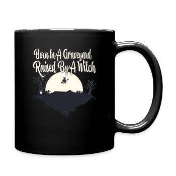 Halloween Witch Ghost Monster Horror Fans - Full Colour Mug - black - Right