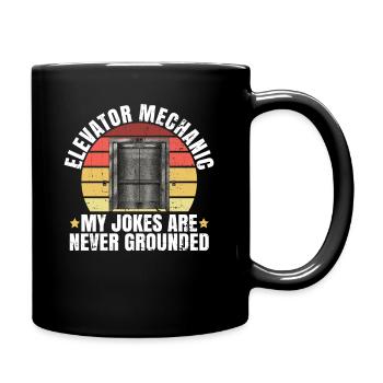 Aufzugsmechaniker-design Für Die Aufzugswartung - Full Colour Mug - black - Right