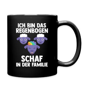 Schullehrer Lehrer - Tasse einfarbig - Schwarz - Rechts