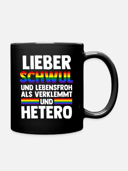 Schullehrerin Lehrerin - Tasse einfarbig - Schwarz