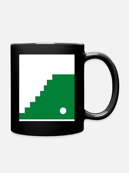 Treppe - Tasse einfarbig - Schwarz